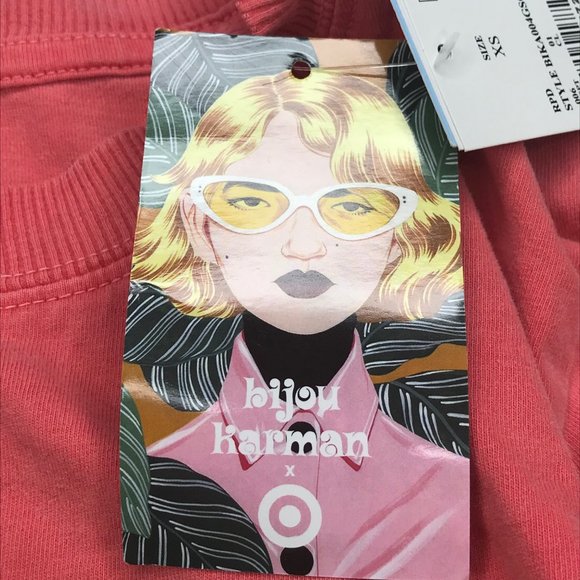 Mad Engine Women's Short Sleeve Bijou Karmen Graphic Tee Shirt XS New With Tags - Picture 4 of 13